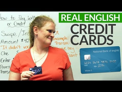 Learn Real English: How to pay with DEBIT and CREDIT CARDS