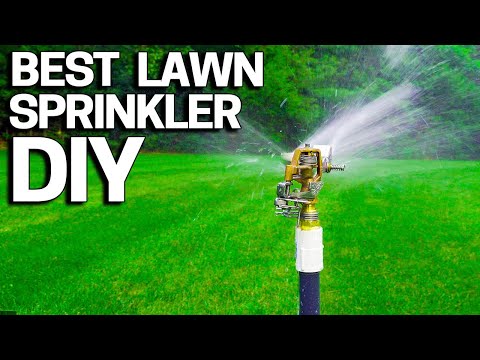 Best Lawn Sprinkler DIY - Without an Irrigation System- Build your own EASY