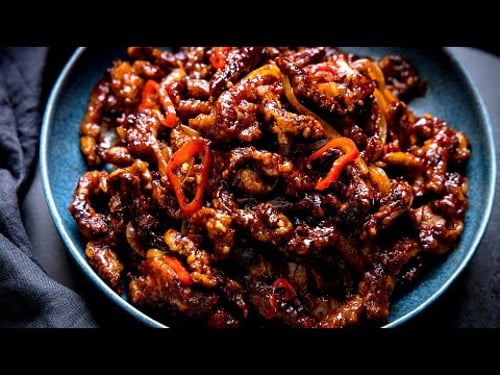 The Crispiest, Tastiest Crispy Chilli Beef EVER!