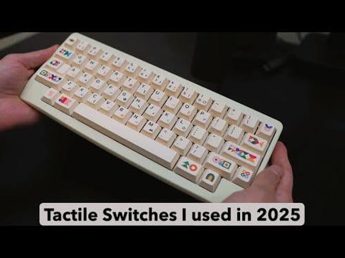 4 Tactile Switches I used in 2025 - FT KBDFans Agar