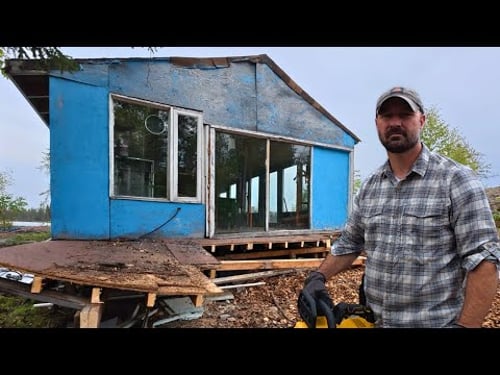 I Bought a Rotten Cabin. Day 7 of 3 Years
