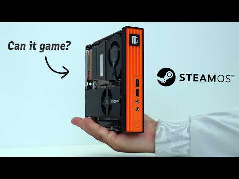 DIY 1-Liter PC Runs SteamOS: Let's see how it games!