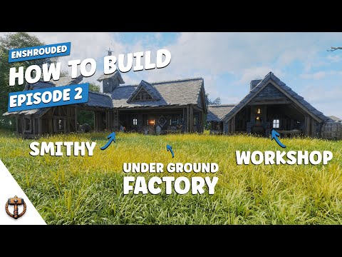 How to Build: A Blacksmith, Carpenter Workshop & Factory | Enshrouded Building Guide