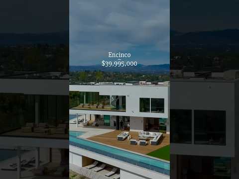 8 Beds • 11 Baths • Stunning View Estate in Prime Encino #shorts