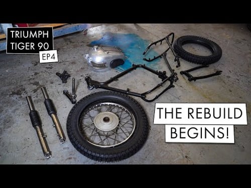 The Rebuild Begins! | Triumph Tiger 90 Restoration | Episode 4