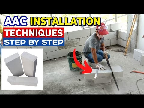 How to install aac blocks | AAC blocks step by step installation