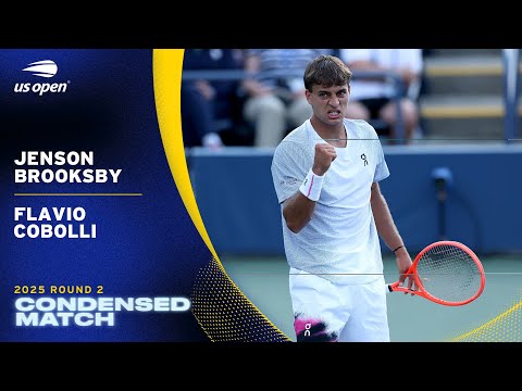 Jenson Brooksby vs. Flavio Cobolli Full Match | 2025 US Open Round 2