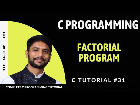Factorial Program in C | In Hindi