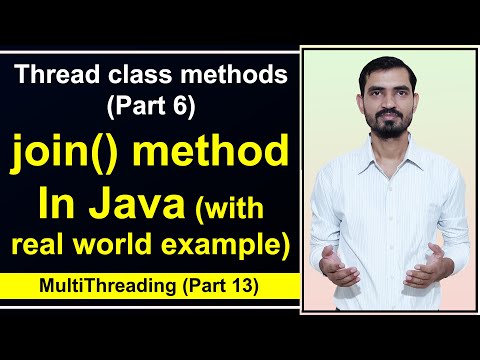 join() Method in Java Multithreading by Deepak || Thread class methods