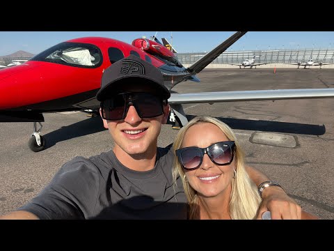 Cirrus SF50 Private Jet / Busy Phoenix Bravo Flight Vlog (single pilot)