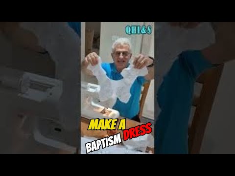 How to Make a Beautiful Baptismal Dress! DIY
