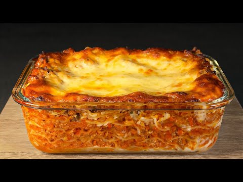 The best homemade lasagna! Better than in the Italian restaurant.