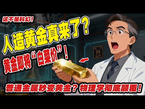 人造黄金真来了?普通金属秒变黄金?物理学彻底颠覆!这不是科幻!一份真实商业计划书,目标:核反应堆打印黄金!核聚变如何“点石成金”?揭秘人造黄金的科学原理