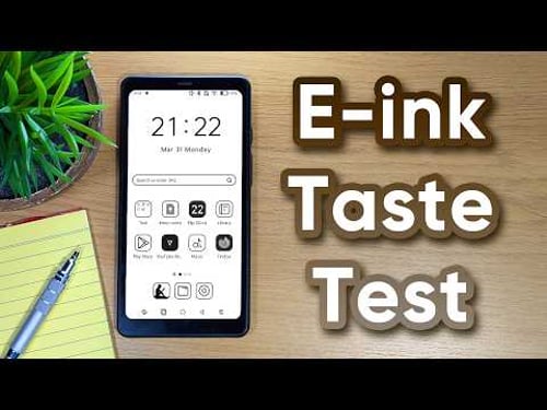 Trying to Use an E-ink “Phone” - Onyx Boox Palma