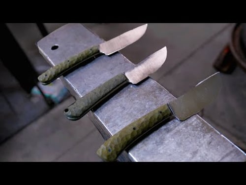 Making A Hunting Knife w/a Beginner