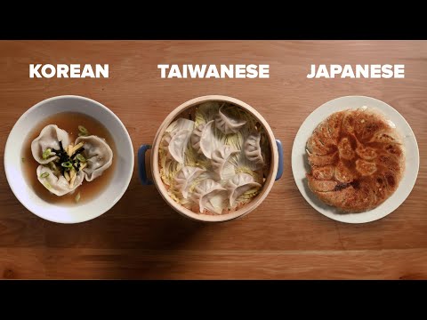 Japanese vs Korean vs Taiwanese Dumplings