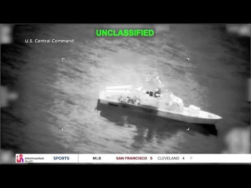 US strikes Iranian ships in Strait of Hormuz