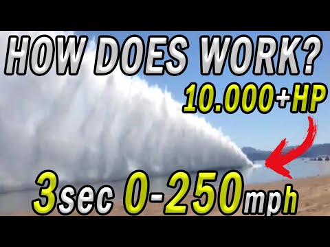 3sec 0-440kmh! DRAGRACE ON BOAT: 10000+HP HOW TOP FUEL HYDRO WORK?