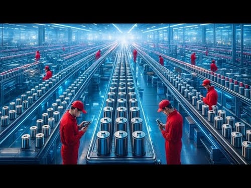 Inside the Factory Where Batteries Are Born (The SECRET process behind this billion dollar industry)