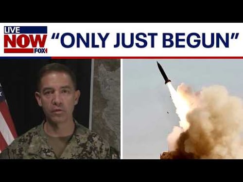 NEW: US Central Command update on 'Operation Epic Fury' in Iran