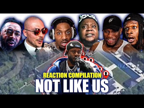 Kendrick Lamar | Not Like Us | Best Reactions Mashup