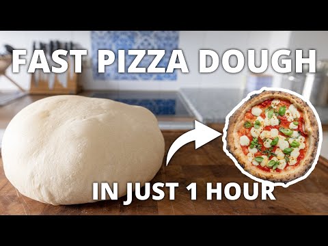 THE BEST 1 HOUR PIZZA DOUGH (reliable & always works)