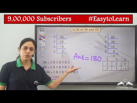 LCM : Prime Factorization Method | Class 5 | CBSE | NCERT | ICSE
