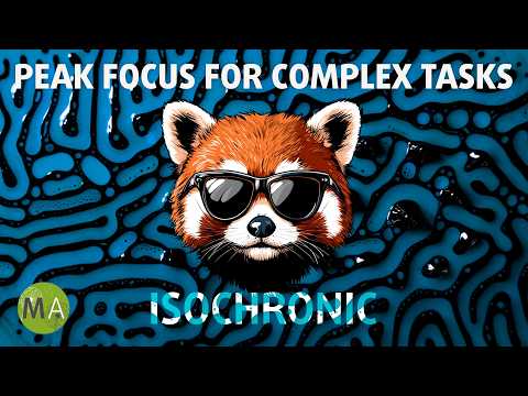 Peak Focus for Complex Tasks - Red Panda House Mix + Isochronic Tones