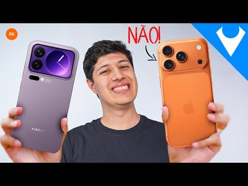 Xiaomi 17 PRO MAX vs iPhone 17 PRO MAX! Qual o MELHOR? COMPARATIVO