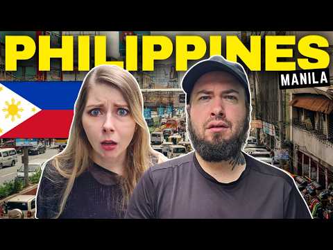 FIRST TIME In The Philippines π΅π Manila was NOT What We Expectedβ¦ (we were SHOCKED!)