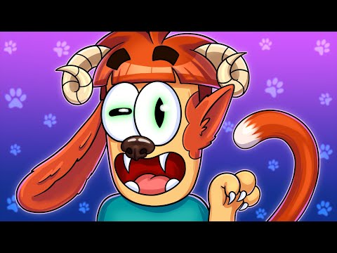 Я стал квадробером! Отрастил уши и хвост вместо маски!