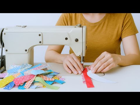 🤚5 IDEAS | I Tried Sewing With Only Fabric Scrap And Here Are the Results!