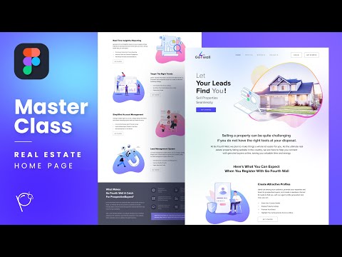 Masterclass 2025 - Make a Real Estate home page | Figma tutorial in hindi #figma #webdesign