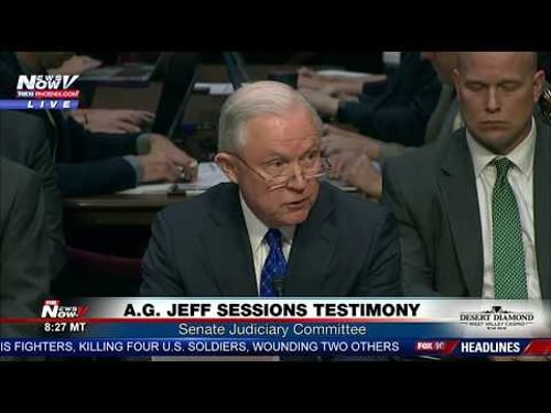 FNN: Attorney General Jeff Sessions Testimony At Senate Judiciary Committee