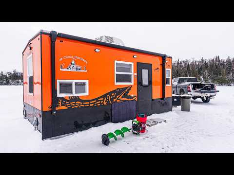 Ice Fishing Lake Of The Woods For 24 Hours!