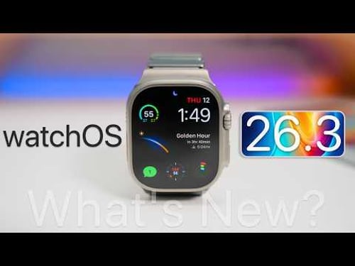 watchOS 26.3 is Out! - What's New?