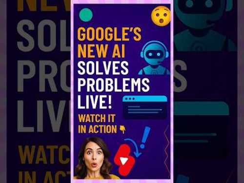 Google Just Dropped an AI That Solves Your Problems LIVE🤯 #airevolution2025 #futureofwork #googleai