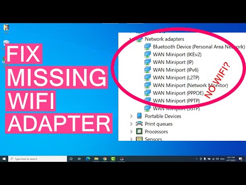 How To Fix Wireless Adapter Missing In Windows 10 | Get WiFi Adapter Back
