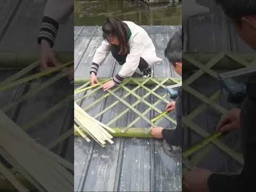 Make a fence with bamboo~【Water Dweller】