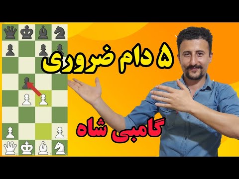 ۵ دام ضروری در شروع بازی گامبی شاه | آموزش شطرنج