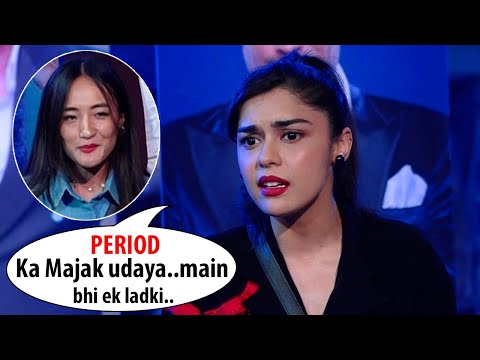 When Reporter Asked Eisha Singh That You Made Fun Of Chum Darang's Periods,Karan Veer Mehra's Age