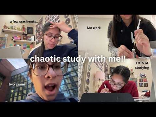 a very chaotic study week in my life | 2 exams, clinic shifts & crash-outs