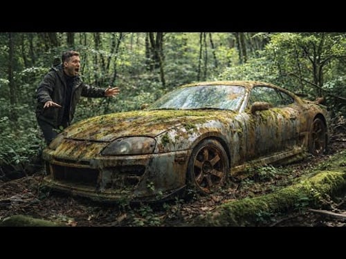ASMR Car Restoration| Full Restoration TOYOTA SUPRA MK4 A80 abandoned in the forest
