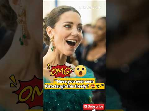 "Have you ever seen Kate laugh this freely? πβ¨" #kate #royalfamily