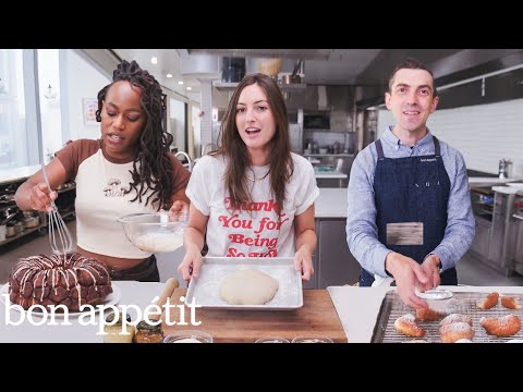 Pro Chefs Transform Pizza Dough Into 6 New Dishes | Test Kitchen Talks | Bon Appétit