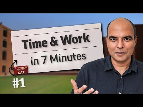 Arun Sharma Explains Time & Work Concepts for CAT
