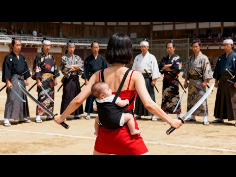 The nanny is a kung fu master and slays ten top Japanese warriors alone.