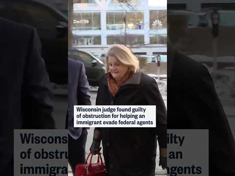 Wisconsin judge found guilty of obstruction for helping an immigrant evade federal agents