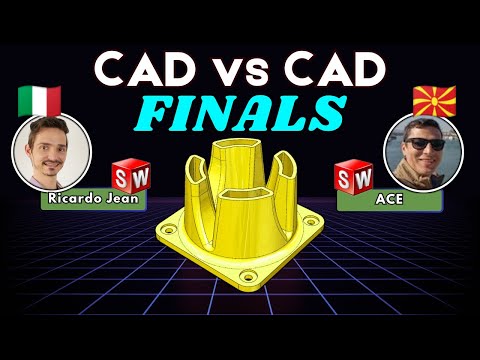 CAD Speedmodeling Tournament! - FINALS Battle 1 - SOLIDWORKS vs SOLIDWORKS