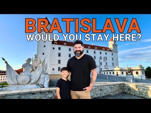 Slovakia Completely Surprised Us | Tiny Airbnb, Castle Views, and Local Food